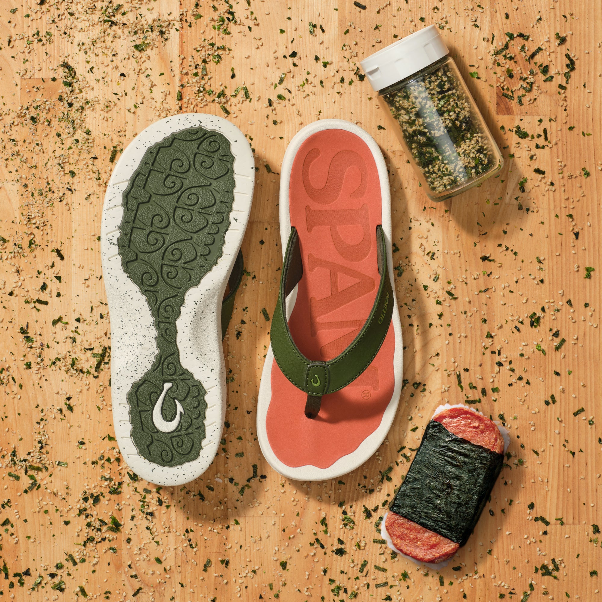 'Ohana - Nori / Dark Coral - Image 2